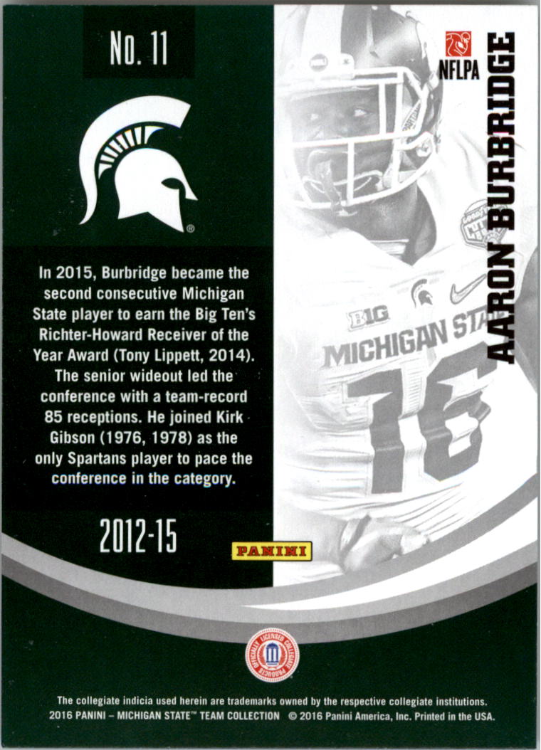 2016 Panini Michigan State Trading Card Pick