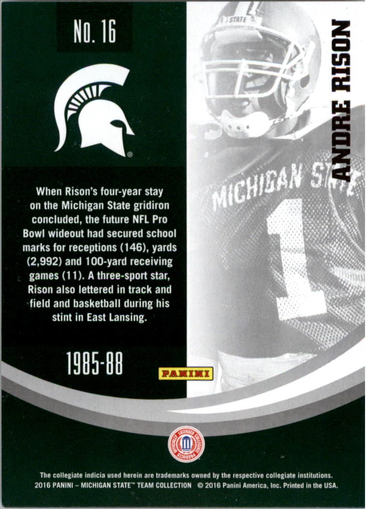 2016 Panini Michigan State Trading Card Pick