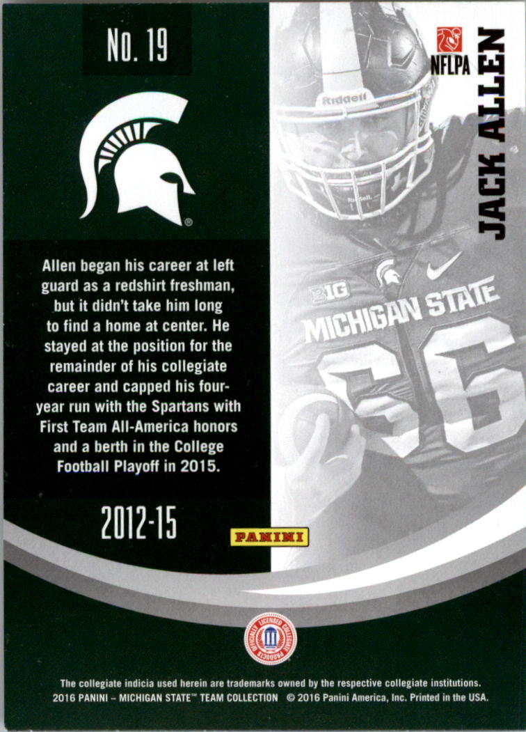 2016 Panini Michigan State Trading Card Pick