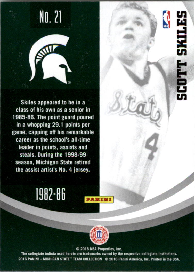 2016 Panini Michigan State Trading Card Pick