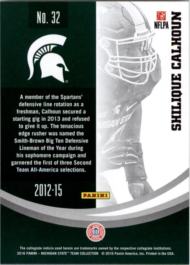 2016 Panini Michigan State Trading Card Pick