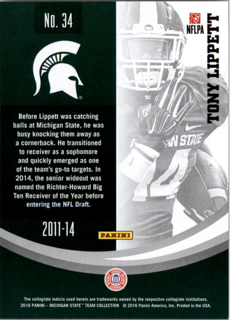 2016 Panini Michigan State Trading Card Pick