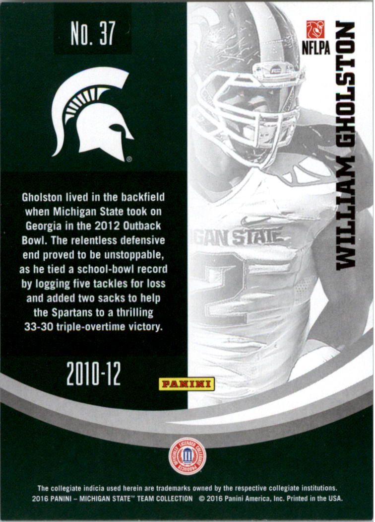 2016 Panini Michigan State Trading Card Pick