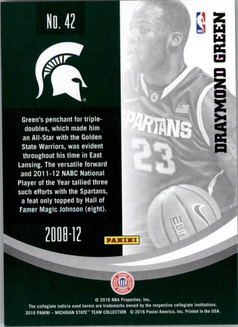 2016 Panini Michigan State Trading Card Pick