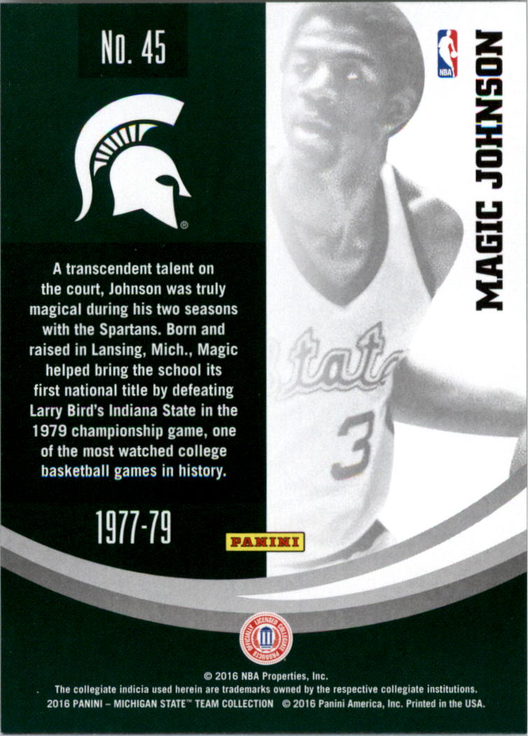 2016 Panini Michigan State Trading Card Pick