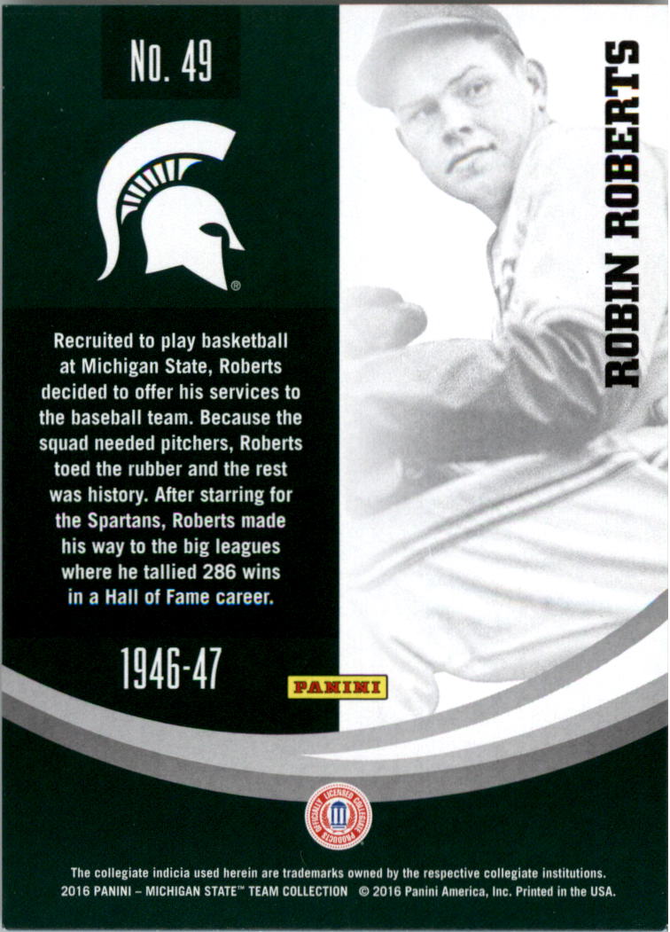 2016 Panini Michigan State Trading Card Pick