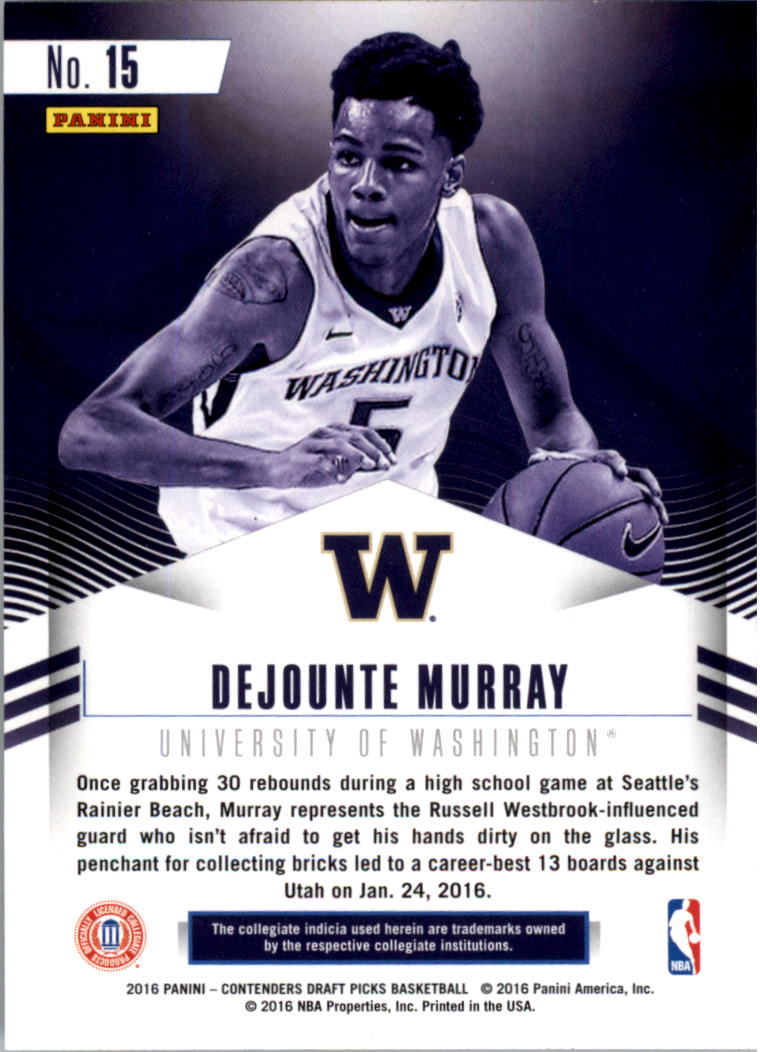 2016-17 Panini Contenders Draft Picks Basketball Class Reunion YOU PICK - Picture 29 of 39