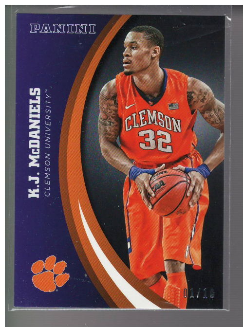 B0851- 2016 Panini Clemson Card #s 1-49 +Inserts -You Pick- 15+ FREE US SHIP