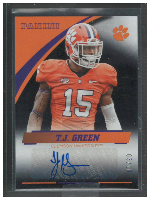 B0851- 2016 Panini Clemson Card #s 1-49 +Inserts -You Pick- 15+ FREE US SHIP