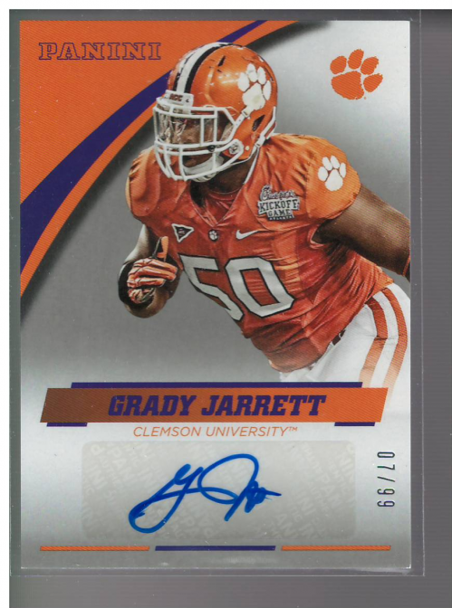 B0851- 2016 Panini Clemson Card #s 1-49 +Inserts -You Pick- 15+ FREE US SHIP