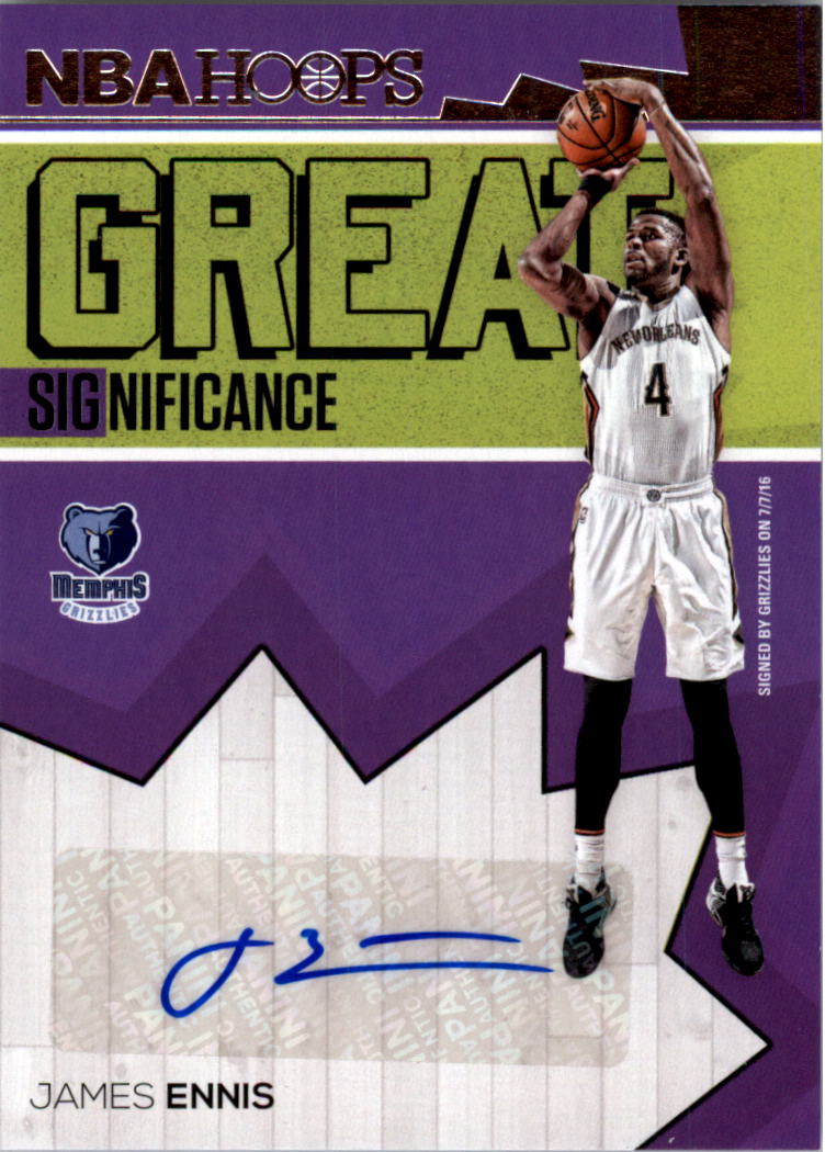 2016-17 Hoops Basketball Great SIGnificance AUTO Autographs You Pick - Picture 8 of 13