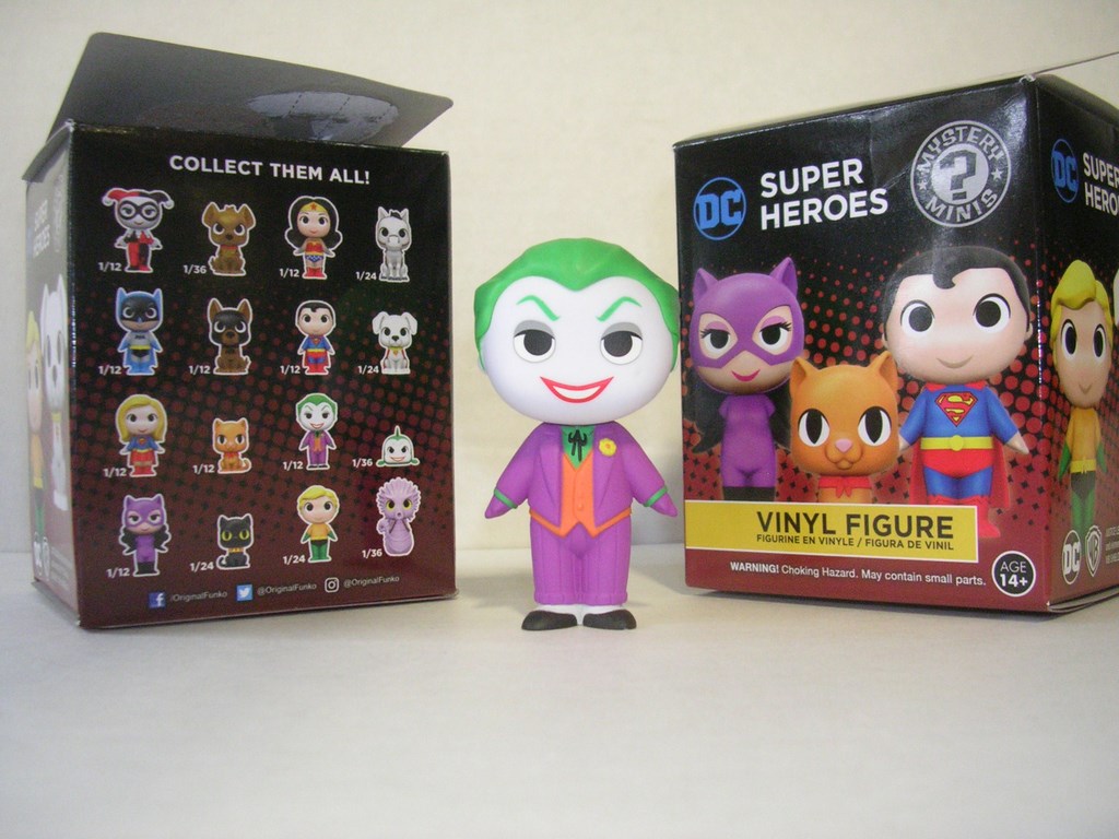 Funko Mystery Minis DC Super Heroes & Pets The Joker Vinyl Figure 1/12 HTF RARE 
