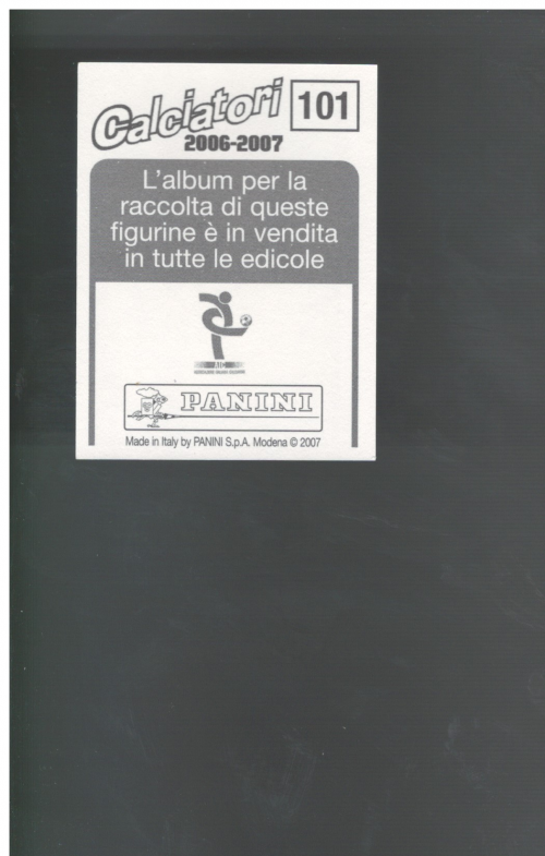 06/07-50 Sticker scegliere Nuovo PANINI LEGA FEDERALE 2006-2007 