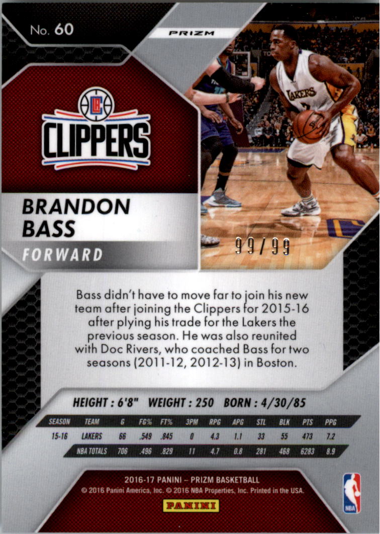 2016-17 Panini Prizm Basketball Prizms Blue Wave YOU PICK - Picture 17 of 69