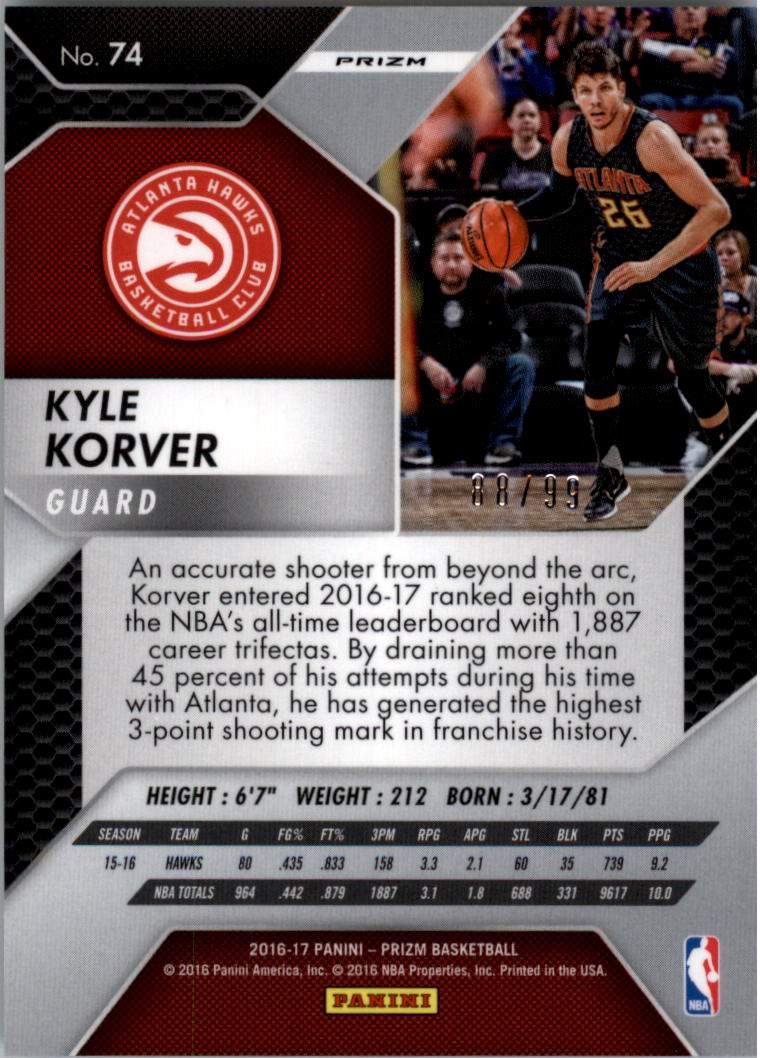 2016-17 Panini Prizm Basketball Prizms Blue Wave YOU PICK - Picture 19 of 69