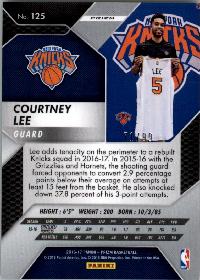 2016-17 Panini Prizm Basketball Prizms Blue Wave YOU PICK - Picture 33 of 69