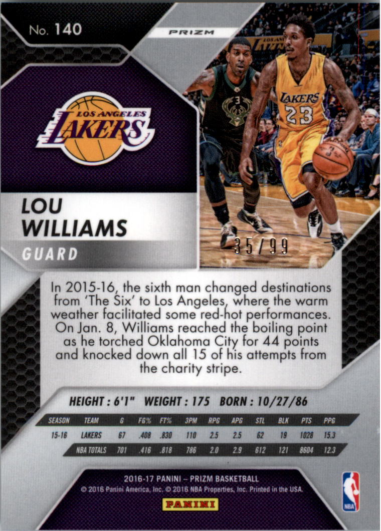 2016-17 Panini Prizm Basketball Prizms Blue Wave YOU PICK - Picture 39 of 69