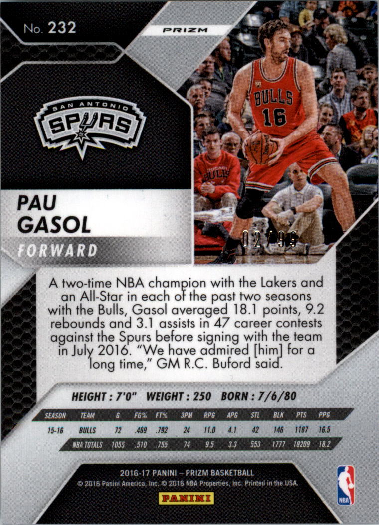 2016-17 Panini Prizm Basketball Prizms Blue Wave YOU PICK - Picture 61 of 69