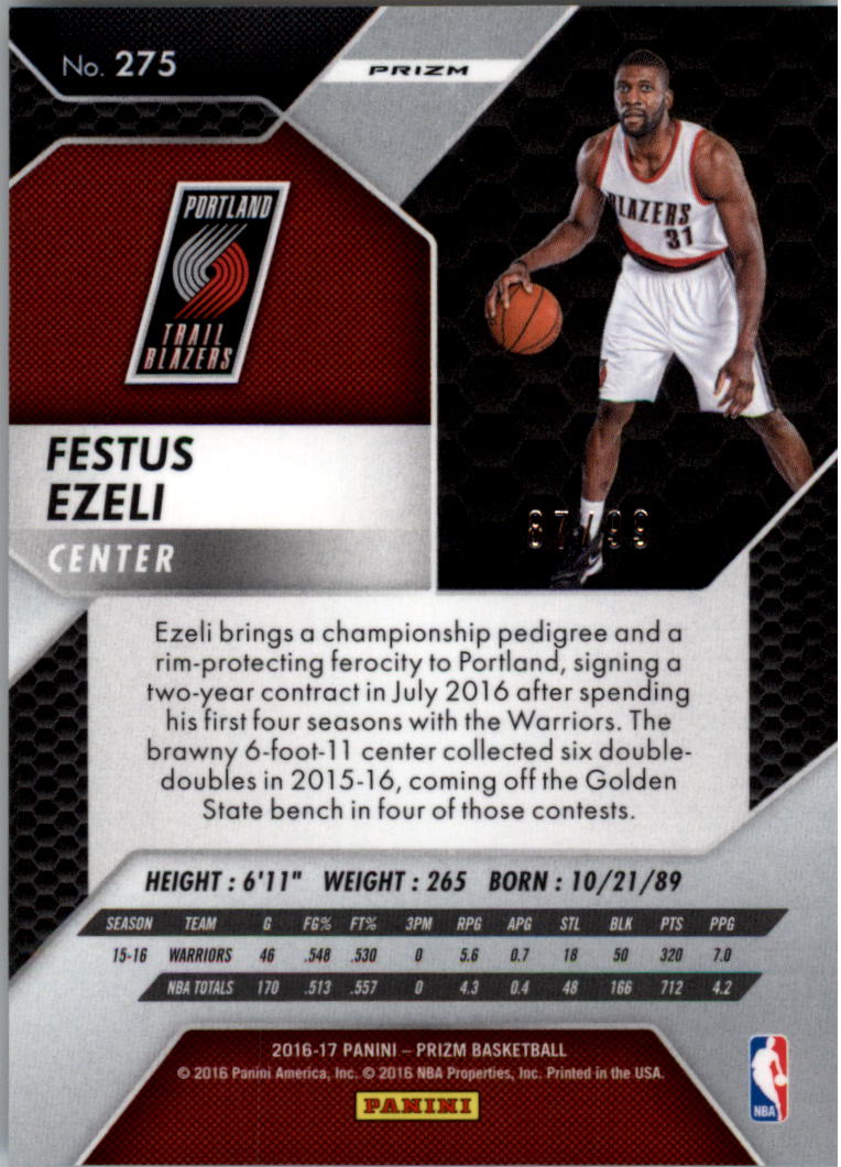 2016-17 Panini Prizm Basketball Prizms Blue Wave YOU PICK - Picture 65 of 69