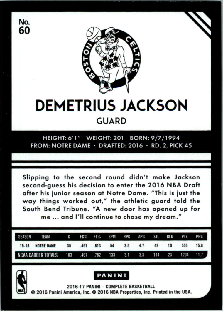 2016-17 Panini Complete Basketball Card Pick 1-250 - Picture 115 of 488