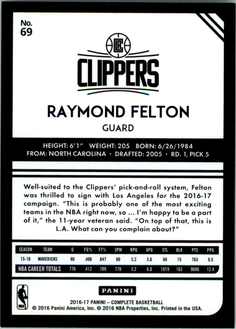 2016-17 Panini Complete Basketball Card Pick 1-250 - Picture 133 of 488