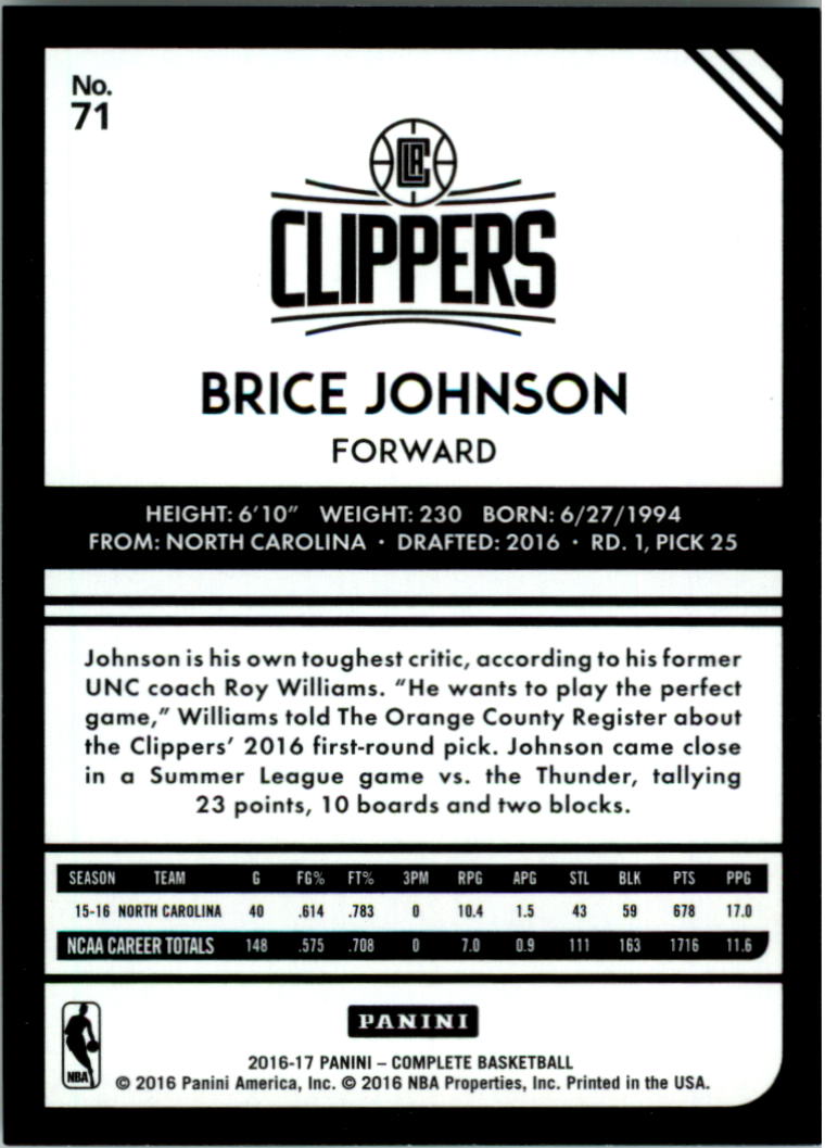 2016-17 Panini Complete Basketball Card Pick 1-250 - Picture 137 of 488