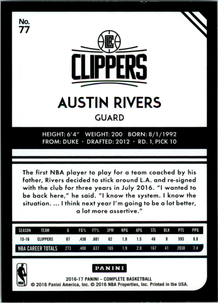 2016-17 Panini Complete Basketball Card Pick 1-250 - Picture 149 of 488