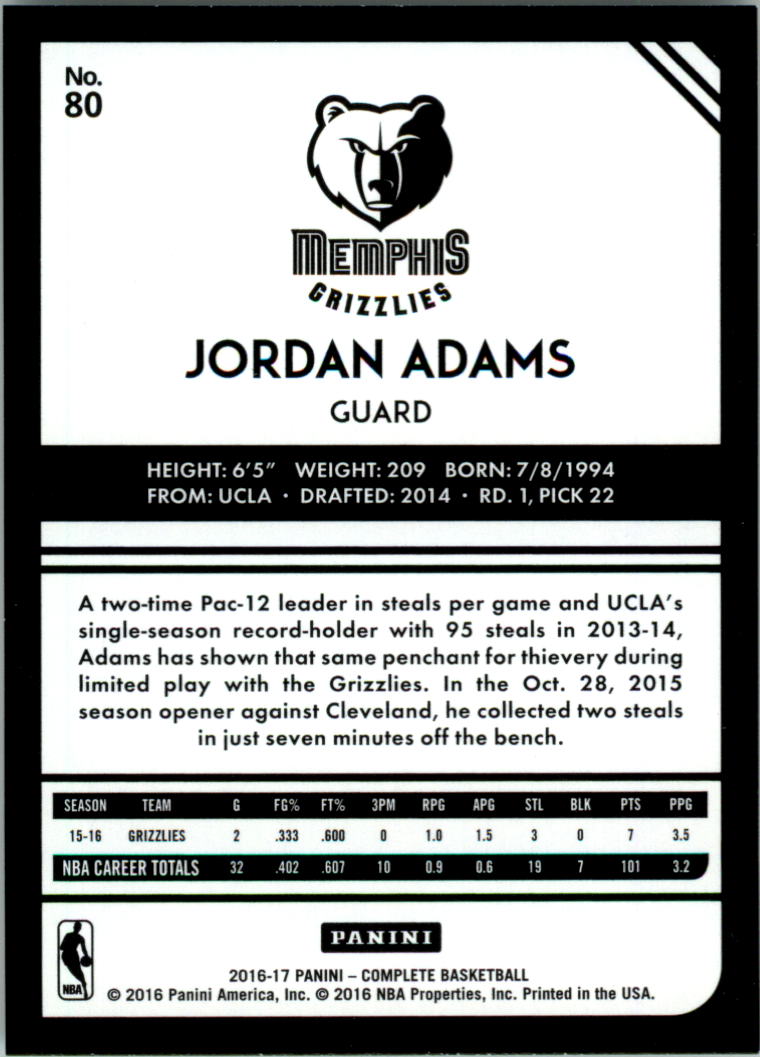 2016-17 Panini Complete Basketball Card Pick 1-250 - Picture 155 of 488