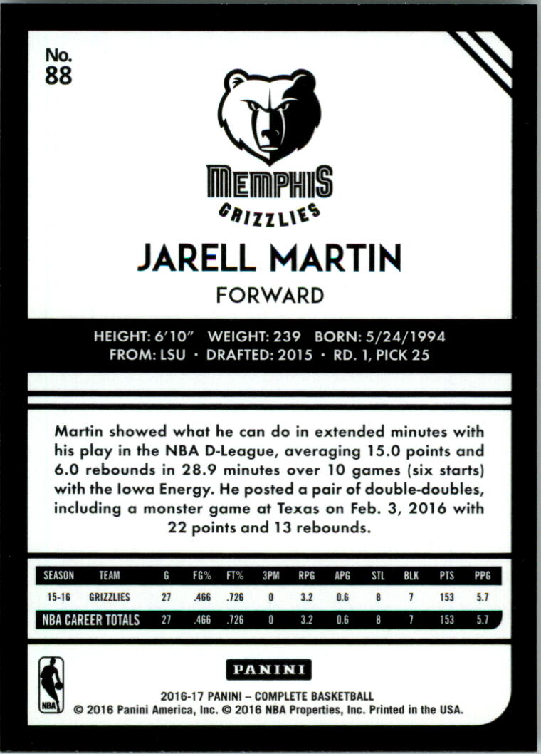 2016-17 Panini Complete Basketball Card Pick 1-250 - Picture 171 of 488