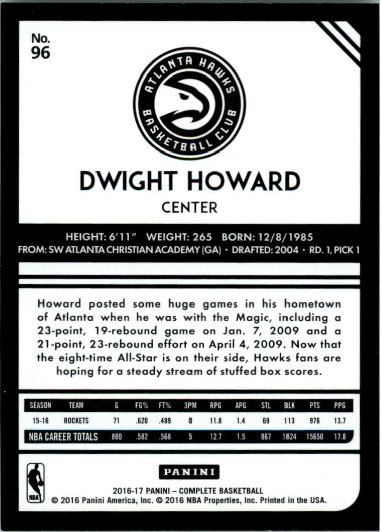 2016-17 Panini Complete Basketball Card Pick 1-250 - Picture 187 of 488