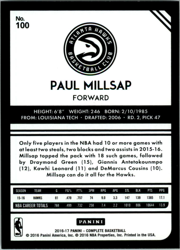 2016-17 Panini Complete Basketball Card Pick 1-250 - Picture 195 of 488