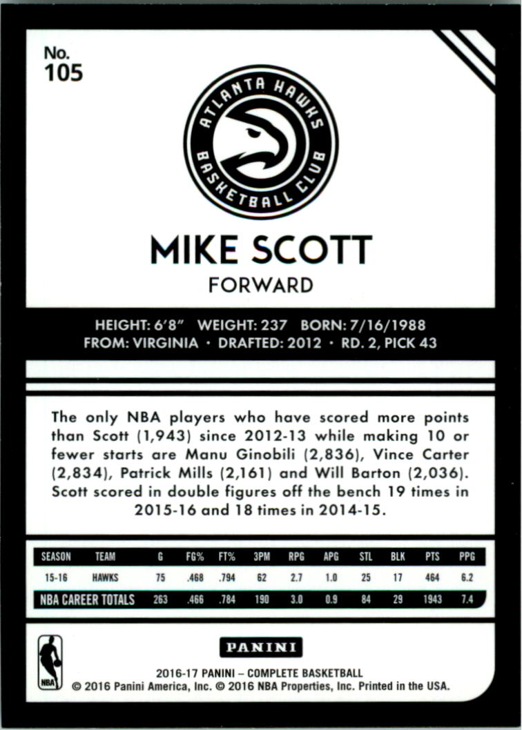 2016-17 Panini Complete Basketball Card Pick 1-250 - Picture 205 of 488