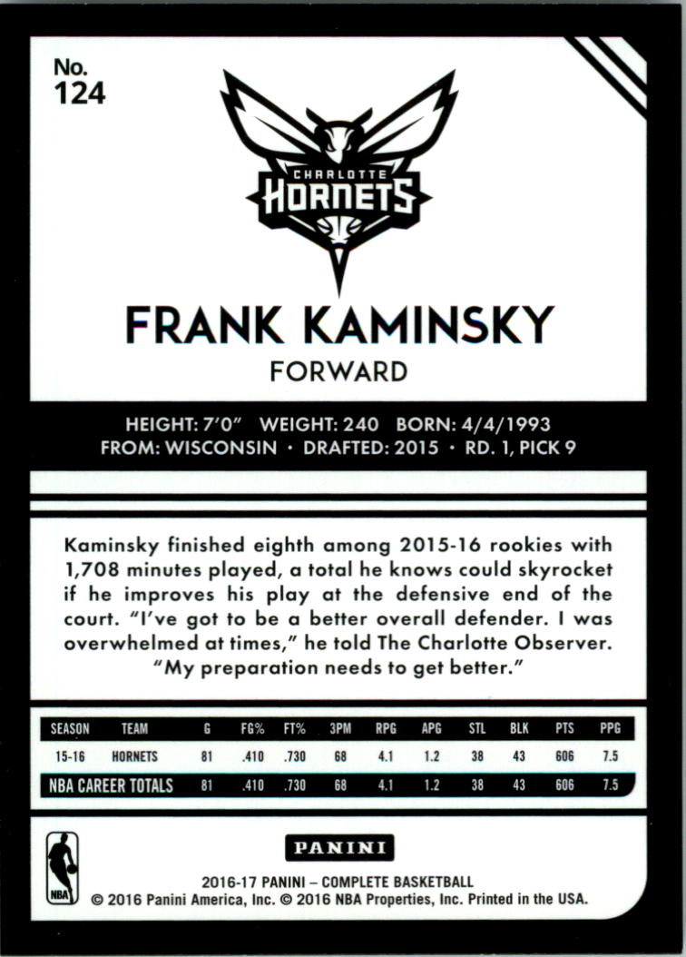 2016-17 Panini Complete Basketball Card Pick 1-250 - Picture 243 of 488