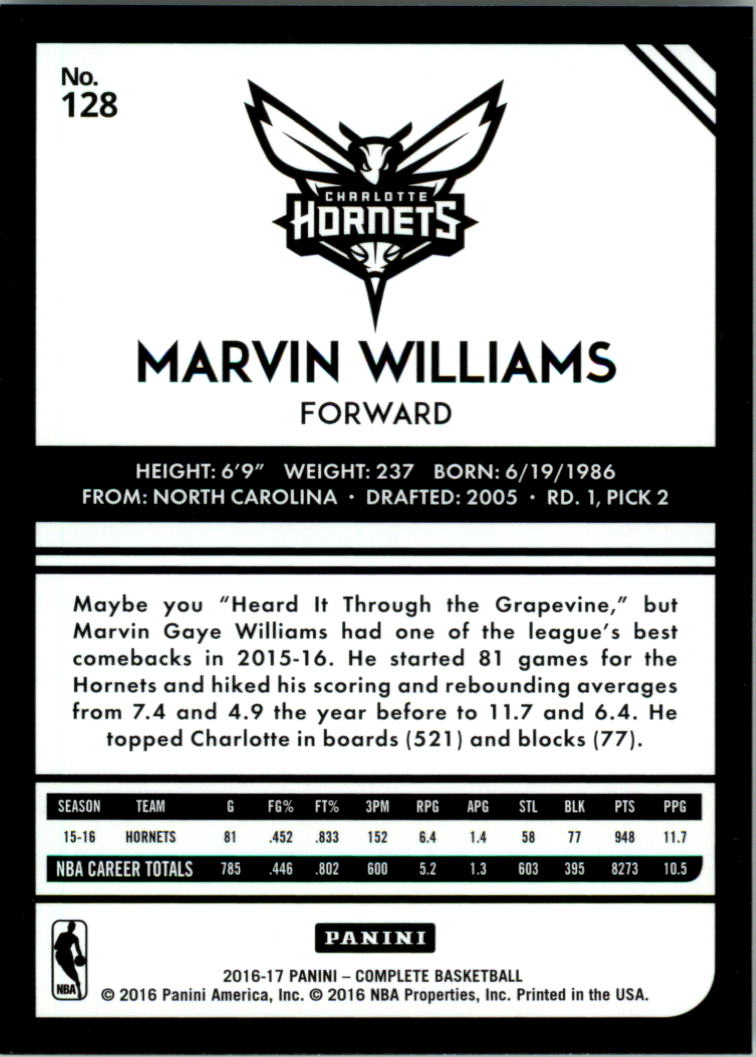 2016-17 Panini Complete Basketball Card Pick 1-250 - Picture 251 of 488