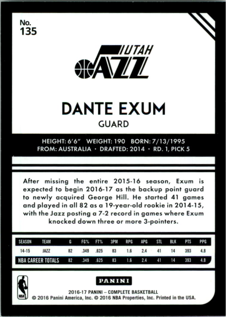 2016-17 Panini Complete Basketball Card Pick 1-250 - Picture 265 of 488