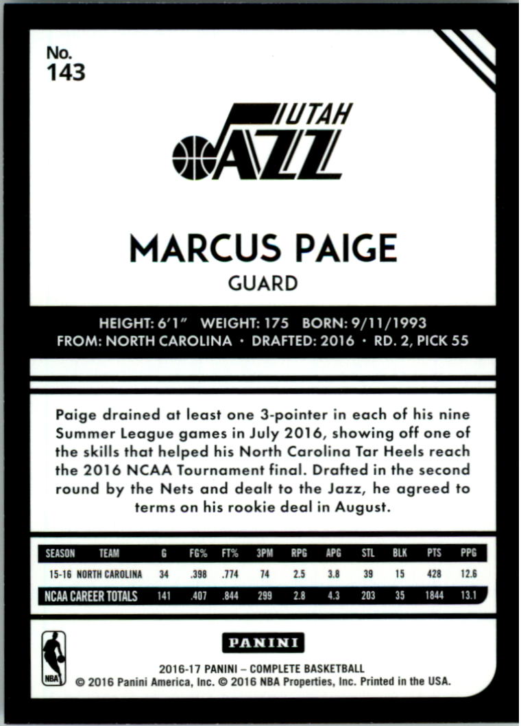 2016-17 Panini Complete Basketball Card Pick 1-250 - Picture 280 of 488