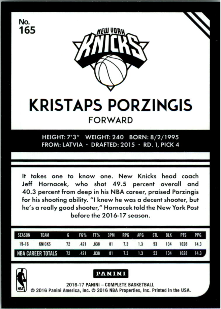 2016-17 Panini Complete Basketball Card Pick 1-250 - Picture 324 of 488