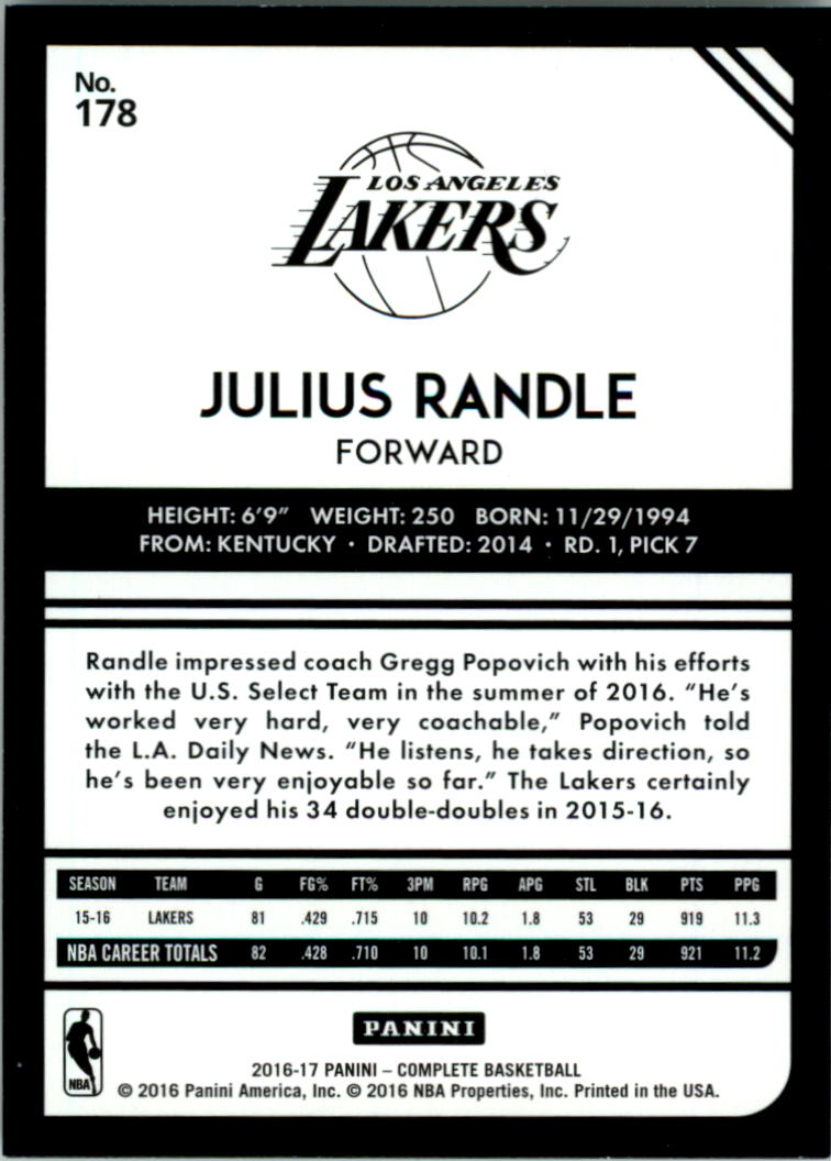 2016-17 Panini Complete Basketball Card Pick 1-250 - Picture 348 of 488