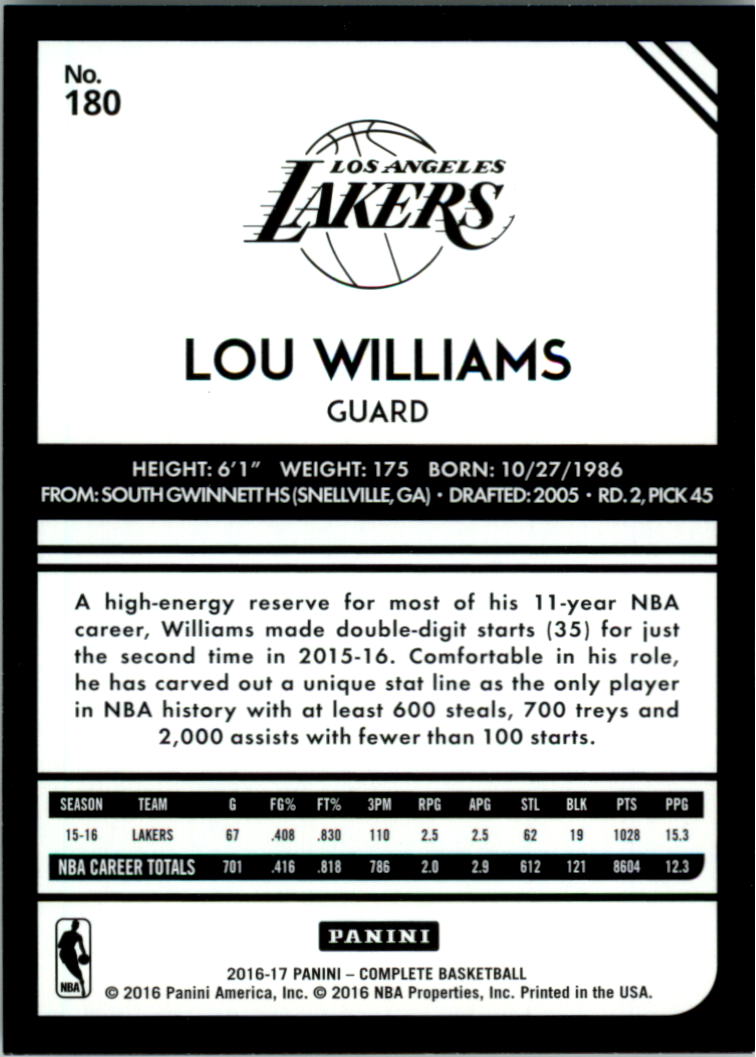 2016-17 Panini Complete Basketball Card Pick 1-250 - Picture 352 of 488