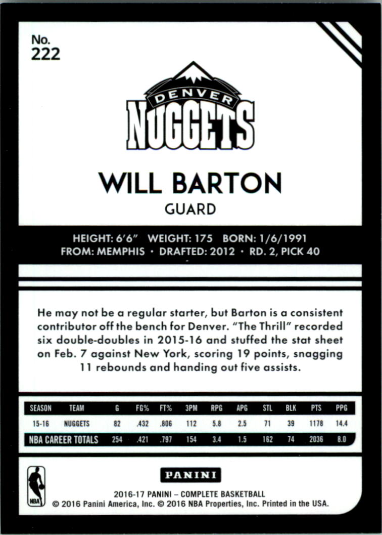 2016-17 Panini Complete Basketball Card Pick 1-250 - Picture 434 of 488