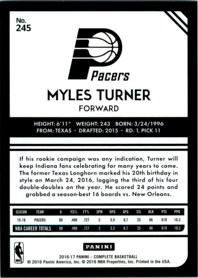 2016-17 Panini Complete Basketball Card Pick 1-250 - Picture 478 of 488