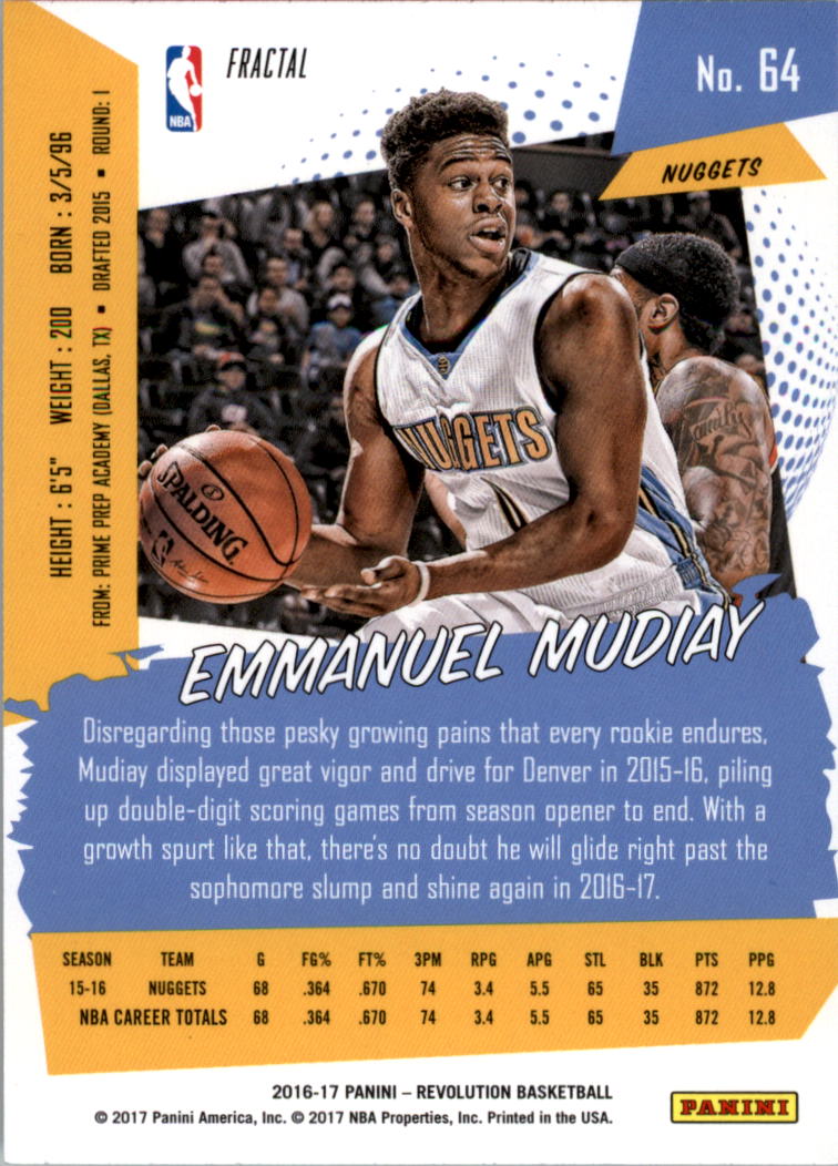 Panini Revolution BK 2016-17 Fractal Parallel tú eliges - Imagen 17 de 29