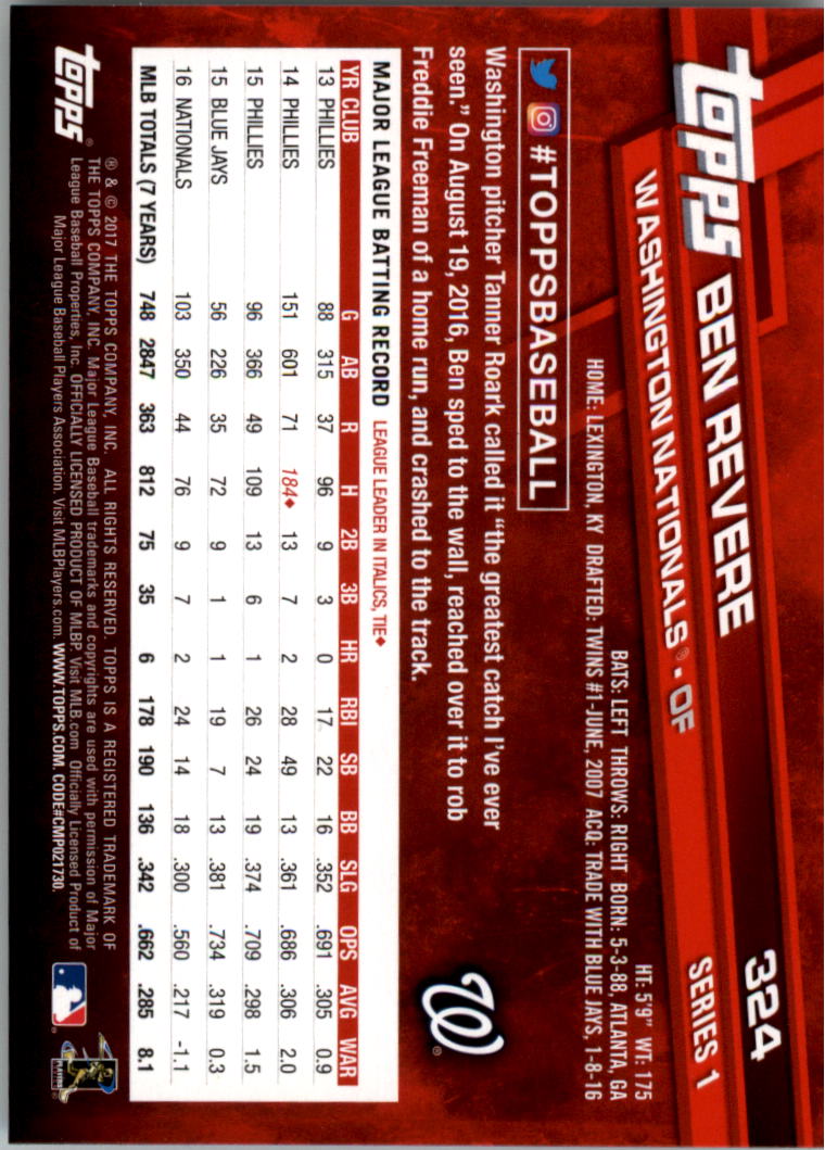 2017 Topps Baseball 301-400 YOU PICK - Picture 47 of 187