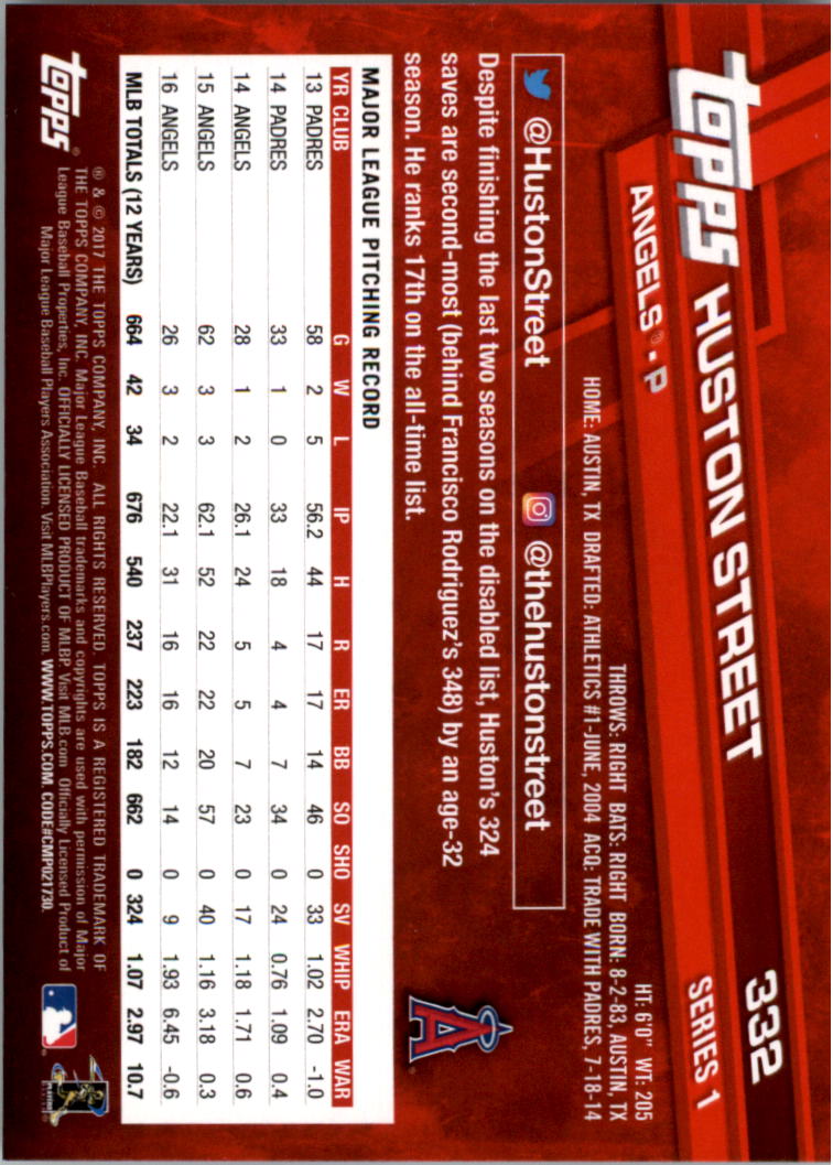 2017 Topps Baseball 301-400 YOU PICK - Picture 63 of 187