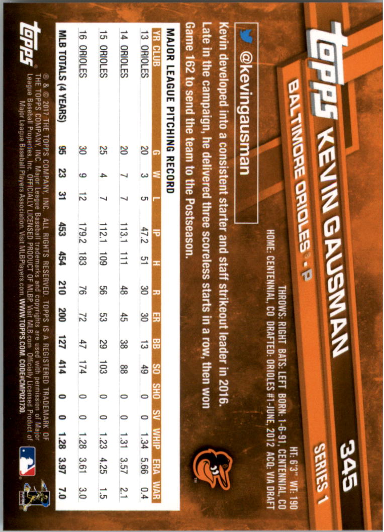 2017 Topps Baseball 301-400 YOU PICK - Picture 87 of 187
