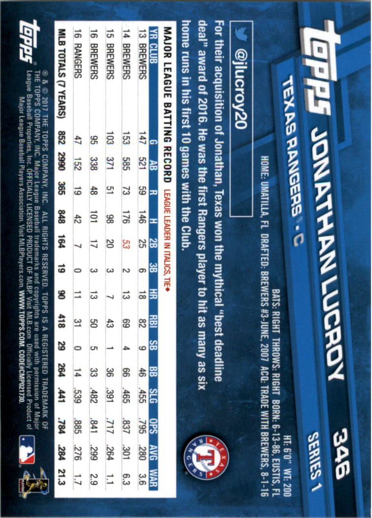 2017 Topps Baseball 301-400 YOU PICK - Picture 89 of 187