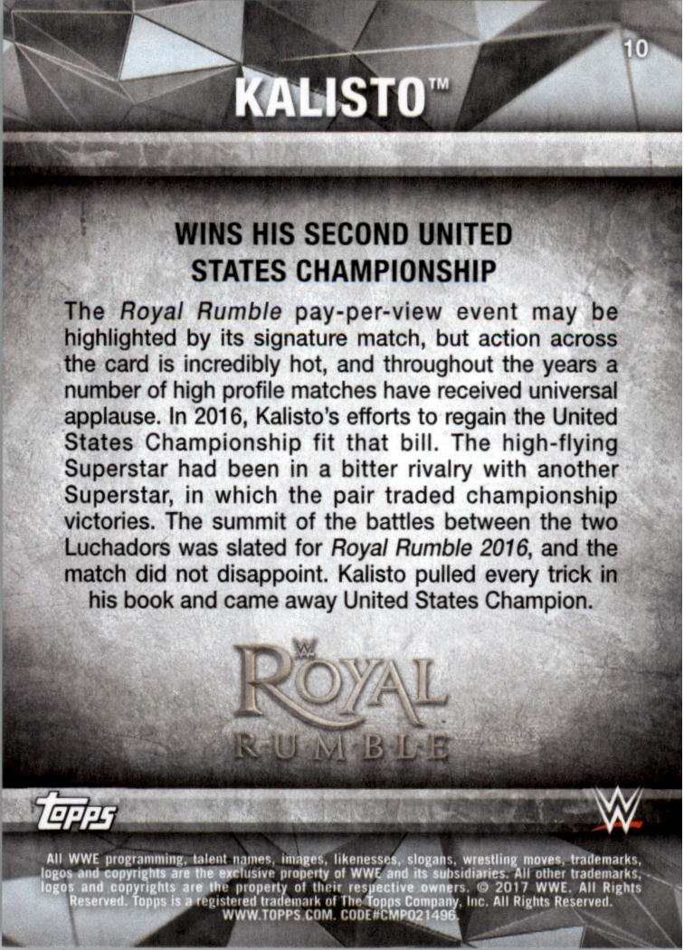 2017 Topps WWE Road to Wrestlemania you pick - Picture 21 of 179