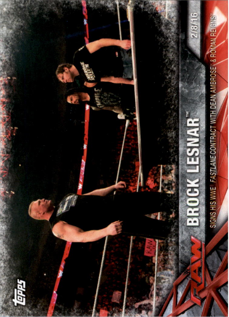 2017 Topps WWE Road to Wrestlemania you pick - Picture 36 of 179