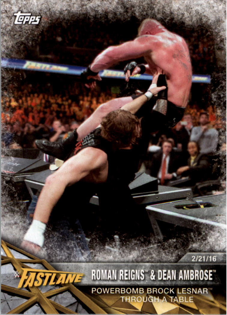 2017 Topps WWE Road to Wrestlemania you pick - Picture 52 of 179
