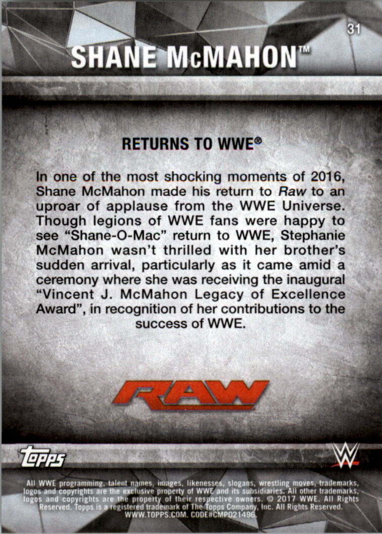 2017 Topps WWE Road to Wrestlemania you pick - Picture 59 of 179